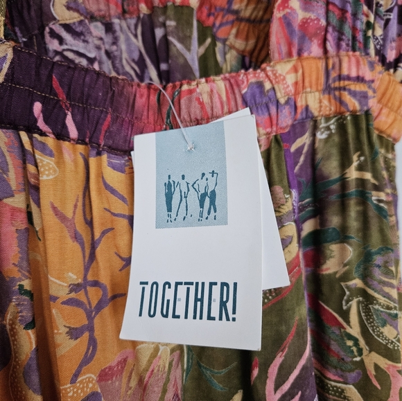 Deadstock with Tags Together Beautiful Long Summer Dress Size 12 - Picture 6 of 9